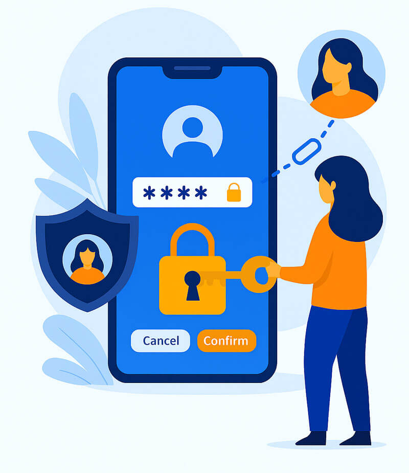  Thiết lập bạn bè tin cậy để hỗ trợ khi tài khoản bị khóa