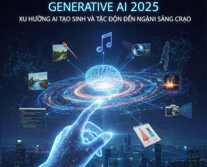Generative AI 2025: Xu hướng AI tạo sinh và tác động đến ngành sáng tạo